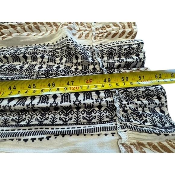 "ANGIE" Maxi Sundress SZ M Babydoll Summer Boho Layered Hippie Criss Cross Rayon - Picture 8 of 12